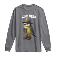 Bird Nerd Long Sleeve Shirt Funny Birding Bird Lover Watcher Twitcher - Wonder Print Shop