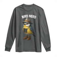 Bird Nerd Long Sleeve Shirt Funny Birding Bird Lover Watcher Twitcher - Wonder Print Shop