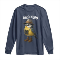 Bird Nerd Long Sleeve Shirt Funny Birding Bird Lover Watcher Twitcher - Wonder Print Shop