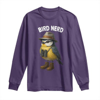 Bird Nerd Long Sleeve Shirt Funny Birding Bird Lover Watcher Twitcher - Wonder Print Shop