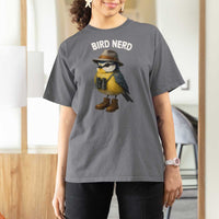 Bird Nerd T Shirt For Women Funny Birding Bird Lover Watcher Twitcher - Wonder Print Shop