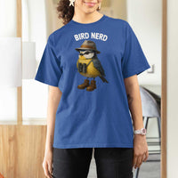 Bird Nerd T Shirt For Women Funny Birding Bird Lover Watcher Twitcher - Wonder Print Shop