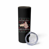 Debbies Christmas Tree Cake Skinny Tumbler Out Here Lookin Like A Snack - Wonder Print Shop