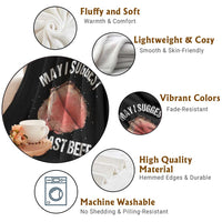 Funny Dank Meme Throw Blanket May I Suggest The Roast Beef - Wonder Print Shop