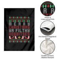 Merry Christmas Ya Filthy Animal Garden Flag Funny Fantasy Movie Meme LOL Ugly Xmas - Wonder Print Shop