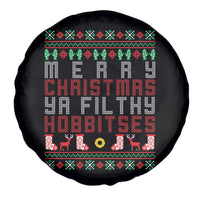 Merry Christmas Ya Filthy Animal Spare Tire Cover Funny Fantasy Movie Meme LOL Ugly Xmas - Wonder Print Shop