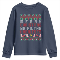 Merry Christmas Ya Filthy Animal Youth Sweatshirt Funny Fantasy Movie Meme LOL Ugly Xmas - Wonder Print Shop