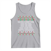 Merry Christmas Kiss My Ass Happy Hanukkah Tank Top - Wonder Print Shop
