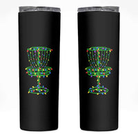 Christmas Disc Golf Basket Skinny Tumbler Frisbee Golfer Xmas Gift - Wonder Print Shop