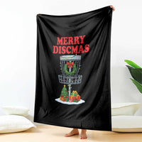 Christmas Disc Golf Throw Blanket Merry Discmas Golfers Frisbee Golfer Xmas Gift - Wonder Print Shop
