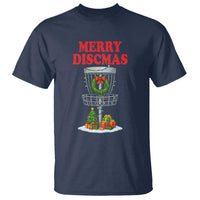 Christmas Disc Golf T Shirt Merry Discmas Golfers Frisbee Golfer Xmas Gift - Wonder Print Shop