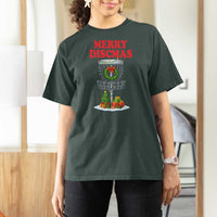 Christmas Disc Golf T Shirt For Women Merry Discmas Golfers Frisbee Golfer Xmas Gift - Wonder Print Shop