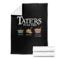Taters Potatoes Throw Blanket Funny Movie Fans Holiday Gift - Wonder Print Shop