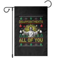 Funny Jesus Christmas Garden Flag Disappointments All of You Jesus Ugly Xmas - Wonder Print Shop