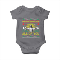 Funny Jesus Christmas Baby Onesie Disappointments All of You Jesus Ugly Xmas - Wonder Print Shop