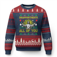 Funny Jesus Xmas Ugly Christmas Sweater Disappointments All of You Jesus Ugly Xmas - Wonder Print Shop