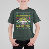 Funny Jesus Christmas T Shirt For Kid Disappointments All of You Jesus Ugly Xmas - Wonder Print Shop