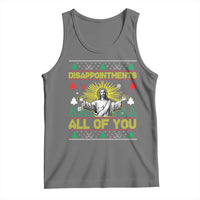 Funny Jesus Christmas Tank Top Disappointments All of You Jesus Ugly Xmas - Wonder Print Shop