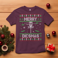 Disc Golf Christmas T Shirt Merry Discmas Ugly Xmas - Wonder Print Shop