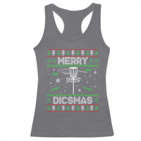 Disc Golf Christmas Racerback Tank Top Merry Discmas Ugly Xmas - Wonder Print Shop