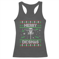 Disc Golf Christmas Racerback Tank Top Merry Discmas Ugly Xmas - Wonder Print Shop
