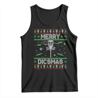 Disc Golf Christmas Tank Top Merry Discmas Ugly Xmas - Wonder Print Shop