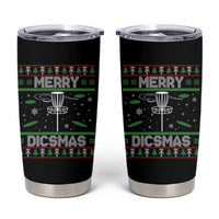 Disc Golf Christmas Tumbler Cup Merry Discmas Ugly Xmas - Wonder Print Shop