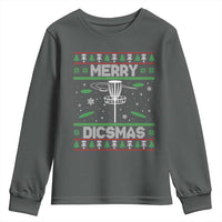 Disc Golf Christmas Youth Sweatshirt Merry Discmas Ugly Xmas - Wonder Print Shop