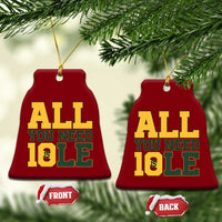 All You Need is Love Ceramic Ornament Retro Jordan GB Football Lover Fan Gift - Wonder Print Shop