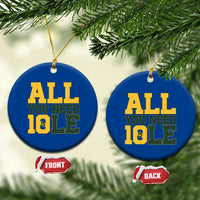 All You Need is Love Ceramic Ornament Retro Jordan GB Football Lover Fan Gift - Wonder Print Shop
