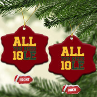 All You Need is Love Ceramic Ornament Retro Jordan GB Football Lover Fan Gift - Wonder Print Shop