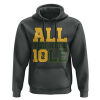 All You Need is Love Hoodie Retro Jordan GB Football Lover Fan Gift - Wonder Print Shop