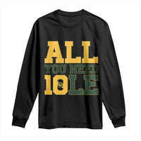 All You Need is Love Long Sleeve Shirt Retro Jordan GB Football Lover Fan Gift - Wonder Print Shop
