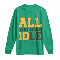 All You Need is Love Long Sleeve Shirt Retro Jordan GB Football Lover Fan Gift - Wonder Print Shop