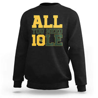 All You Need is Love Sweatshirt Retro Jordan GB Football Lover Fan Gift - Wonder Print Shop