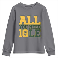 All You Need is Love Youth Sweatshirt Retro Jordan GB Football Lover Fan Gift - Wonder Print Shop