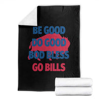 Football Lovers Throw Blanket Game Day Be Good Do Good God Bless Go BFB - Wonder Print Shop