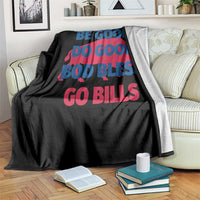 Football Lovers Throw Blanket Game Day Be Good Do Good God Bless Go BFB - Wonder Print Shop