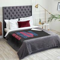 Football Lovers Throw Blanket Game Day Be Good Do Good God Bless Go BFB - Wonder Print Shop