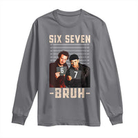 Funny 6 7 Meme Long Sleeve Shirt Retro Home Christmas Movie Alone - Wonder Print Shop
