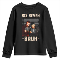 Funny 6 7 Meme Youth Sweatshirt Retro Home Christmas Movie Alone - Wonder Print Shop