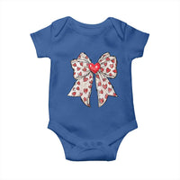 Coquette Valentine's Day Baby Onesie Heart Bow