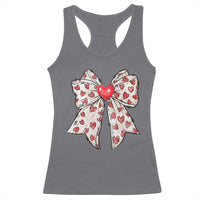 Coquette Valentine's Day Racerback Tank Top Heart Bow