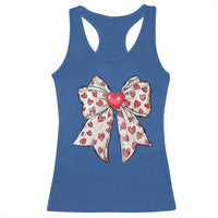 Coquette Valentine's Day Racerback Tank Top Heart Bow