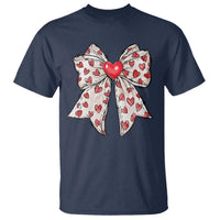 Coquette Valentine's Day T Shirt Heart Bow
