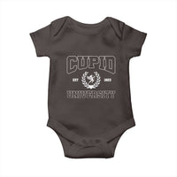 Cupid University Baby Onesie Cute Valentine's Day Funny College