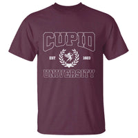 Cupid University T Shirt Cute Valentine's Day Funny College