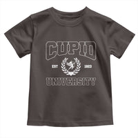Cupid University Toddler T Shirt Cute Valentine's Day Funny College