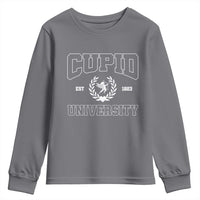Cupid University Youth Sweatshirt Cute Valentine's Day Funny College