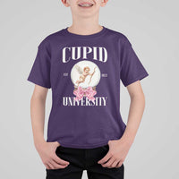 Cupid University T Shirt For Kid Cute Valentine's Day College